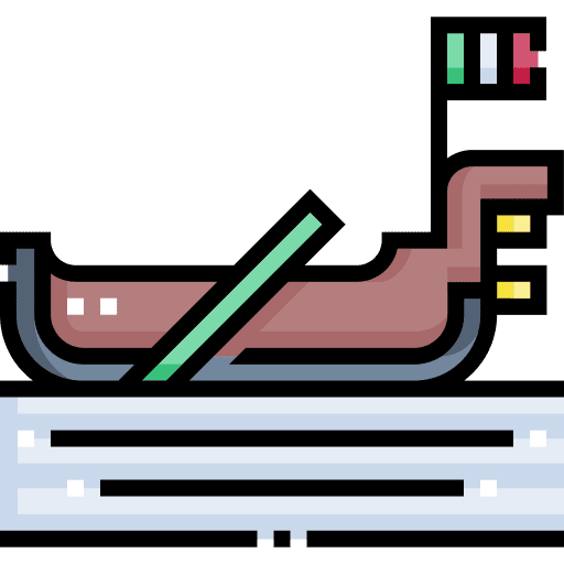 Gondola transportation italy transport icon Gondola transportation italy transport icon