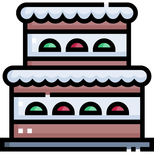 Cake cake italy food and restaurant icon Cake cake italy food and restaurant icon