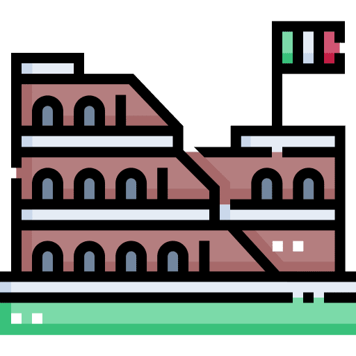 Colosseum landmark colosseum architecture and city icon Colosseum landmark colosseum architecture and city icon