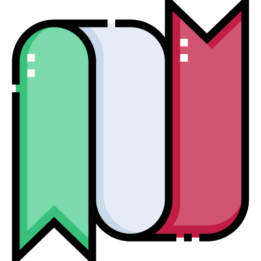 Ribbon italy world ribbon icon Ribbon italy world ribbon icon