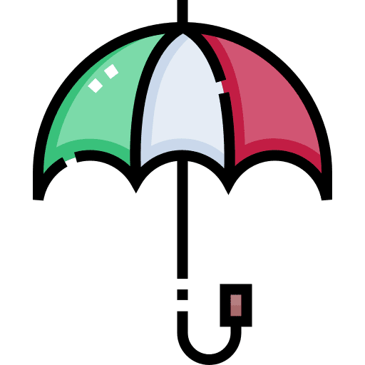 Umbrella republic day miscellaneous italy icon Umbrella republic day miscellaneous italy icon