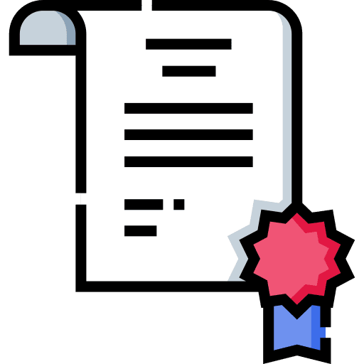 Declaration badge paper document icon Declaration badge paper document icon
