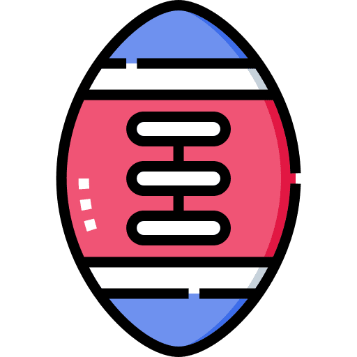 American football play ball sport equipment icon American football play ball sport equipment icon
