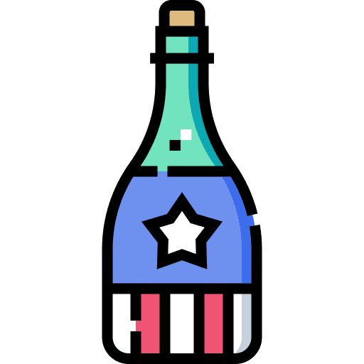 Champagne cultures usa drink icon Champagne cultures usa drink icon