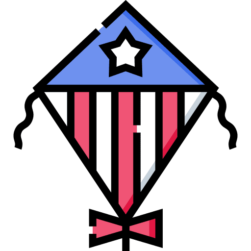 Kite united states of america independence day cultures icon Kite united states of america independence day cultures icon
