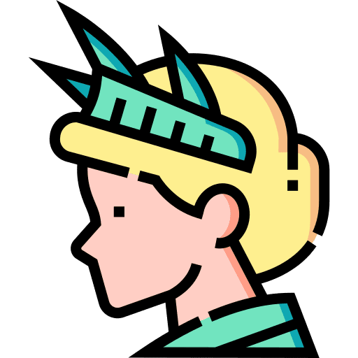 Liberty freedom caucasian avatar icon Liberty freedom caucasian avatar icon