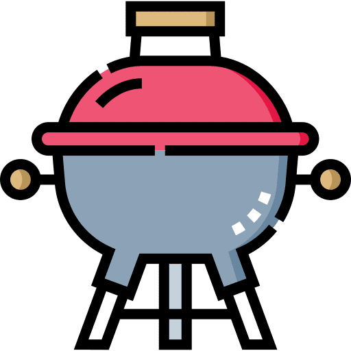Bbq camping grill equipment icon Bbq camping grill equipment icon