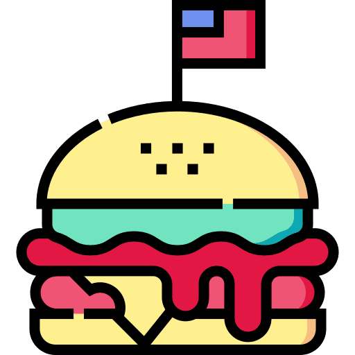 Burger hamburger junk food burger icon Burger hamburger junk food burger icon