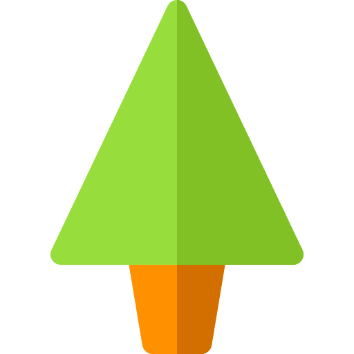 Tree art origami art and design icon Tree art origami art and design icon