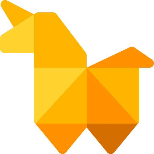 Unicorn craft unicorn art icon