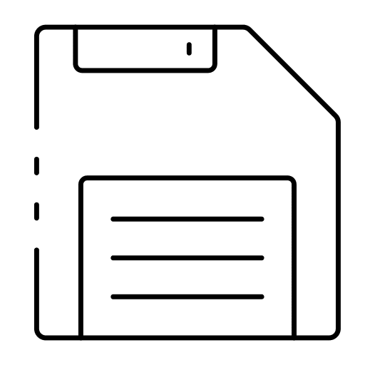 Floppy disk save file floppy technology icon