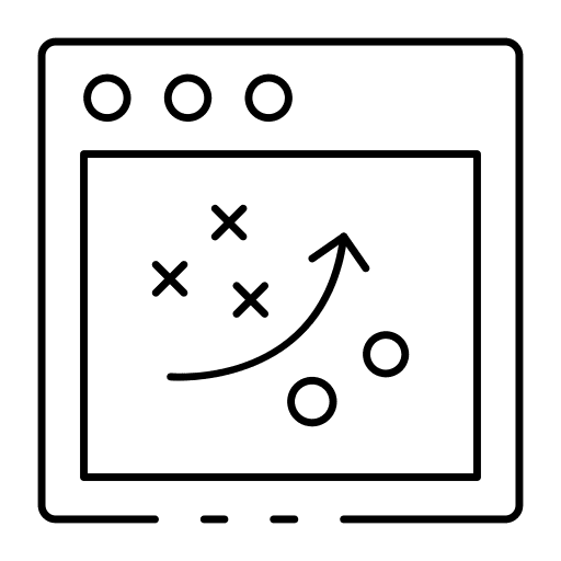 Browser web site cross seo and web icon