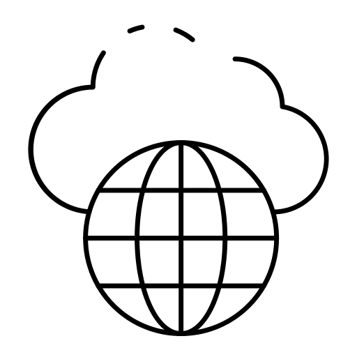 Cloud seo and web worldwide cloud icon Cloud seo and web worldwide cloud icon