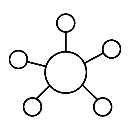 Nucleus science nucleus education icon