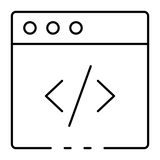 Web browser page web web development icon Web browser page web web development icon