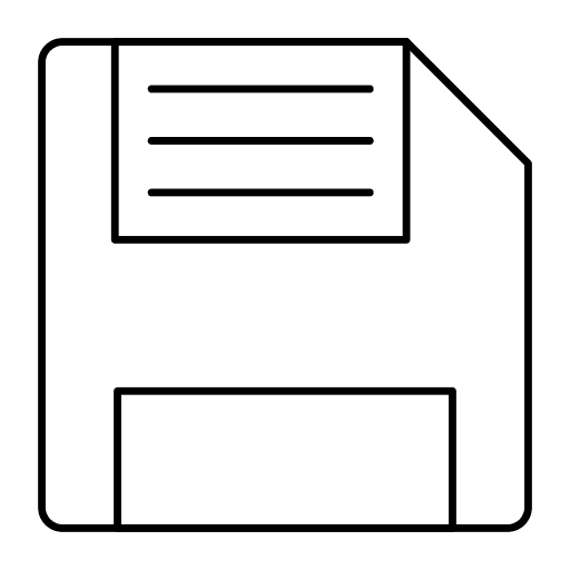 Floppy disk disk floppy disk save file icon
