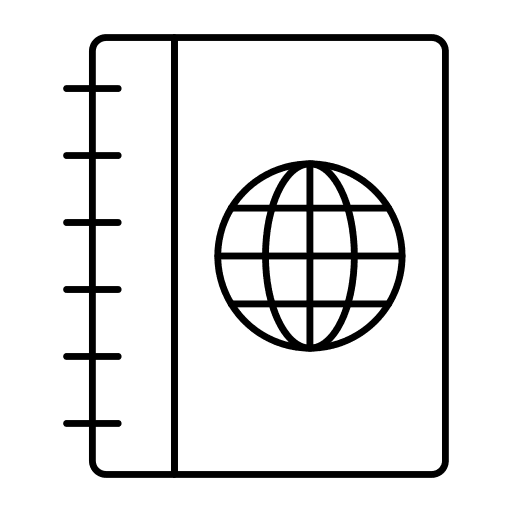 Book book earth education icon