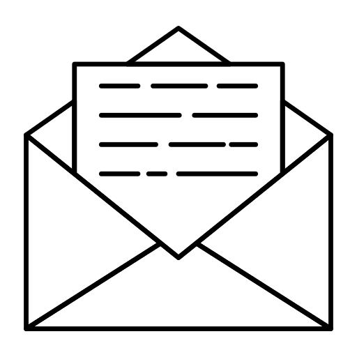 Envelope communications mail document icon