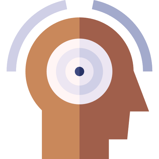 Aware selfcare head vision icon