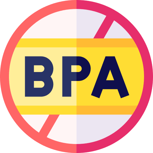 Bpa free plastic forbidden eco friendly icon Bpa free plastic forbidden eco friendly icon
