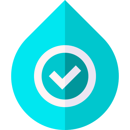 Hypoallergenic checkmark wellness alergic icon