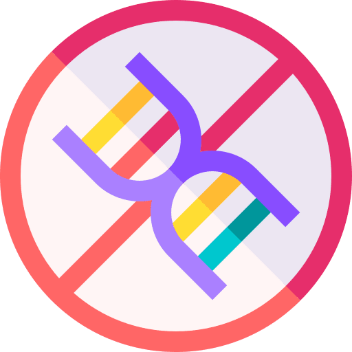 No gmo forbidden dna prohibition icon No gmo forbidden dna prohibition icon