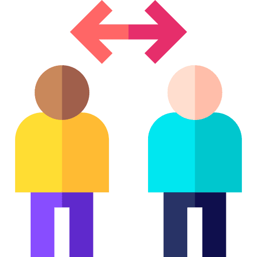 Queue keep distance epidemic prevention virus transmission icon Queue keep distance epidemic prevention virus transmission icon