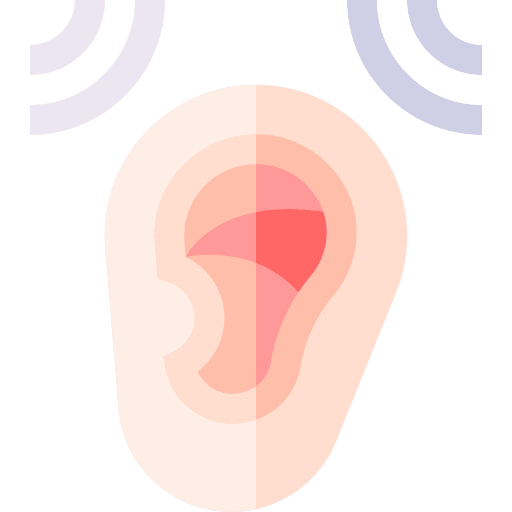 Auditory healthcare and medical communication body parts icon Auditory healthcare and medical communication body parts icon