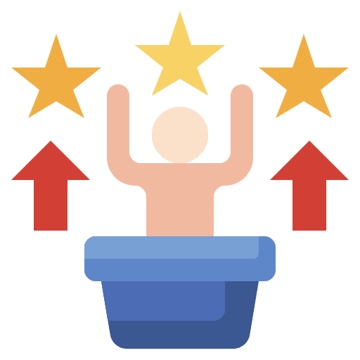 Growth courage accomplishment development icon Growth courage accomplishment development icon