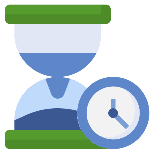 Hourglass sand watch waiting loading icon