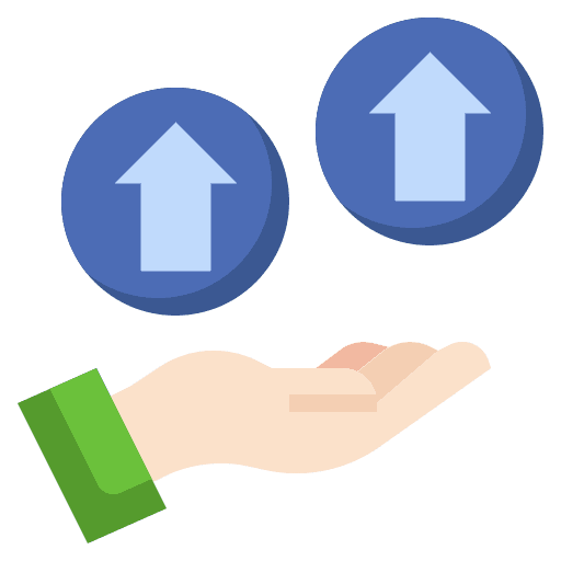 Increase growth arrow up business and finance icon Increase growth arrow up business and finance icon