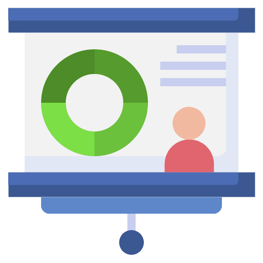 Presentation business and finance chart statistics icon Presentation business and finance chart statistics icon