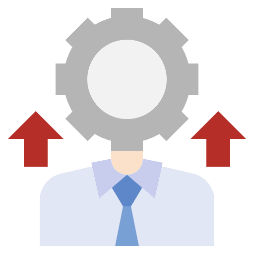 Self improvement job gear engineer icon Self improvement job gear engineer icon