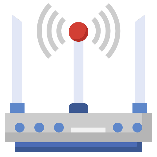 Modem wifi router communications connectivity icon