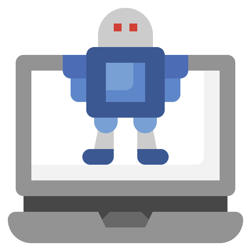 Robot electronics robot computer icon Robot electronics robot computer icon