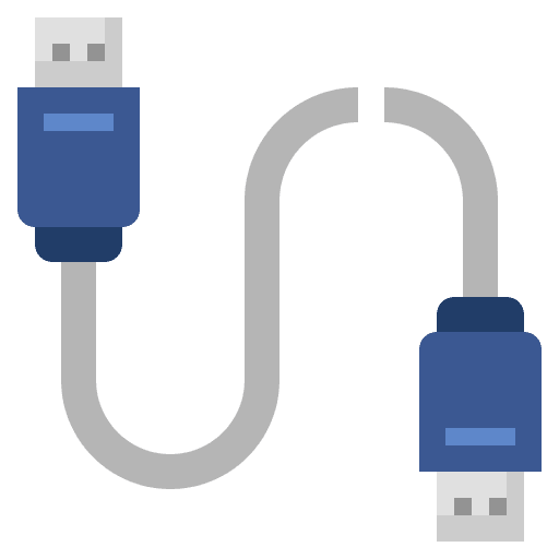 Usb plug electronics technology data cable icon Usb plug electronics technology data cable icon