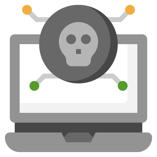 Malware miscellaneous computer hacking icon Malware miscellaneous computer hacking icon