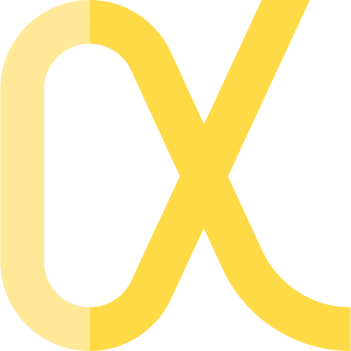 Alpha shapes and symbols greek education icon