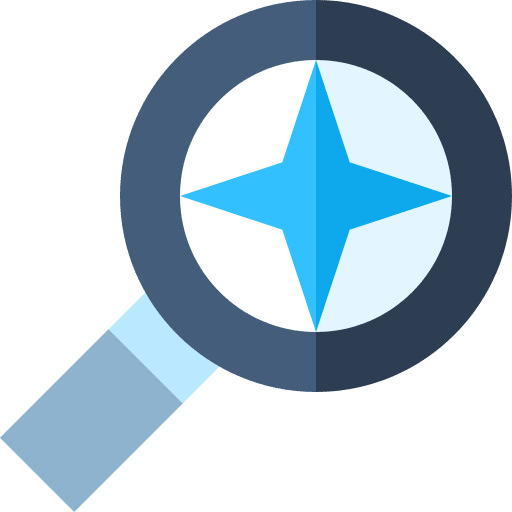 Discover search magnifying glass miscellaneous icon