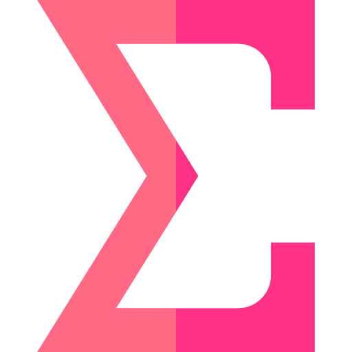 Sigma shapes and symbols maths summation icon