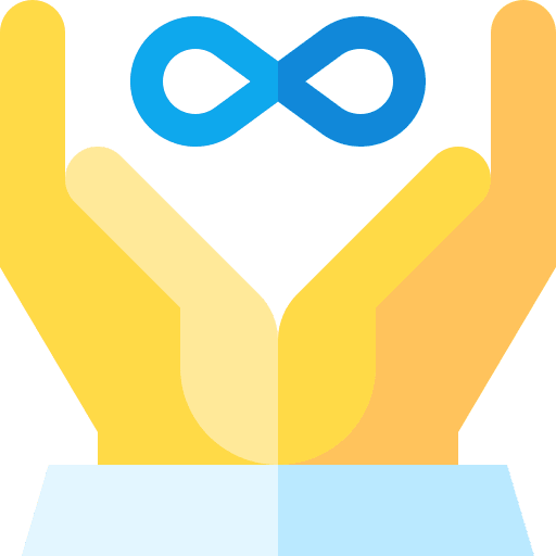 All inclusive shapes and symbols all inclusive symbol icon