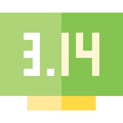 Pi maths education irrational icon