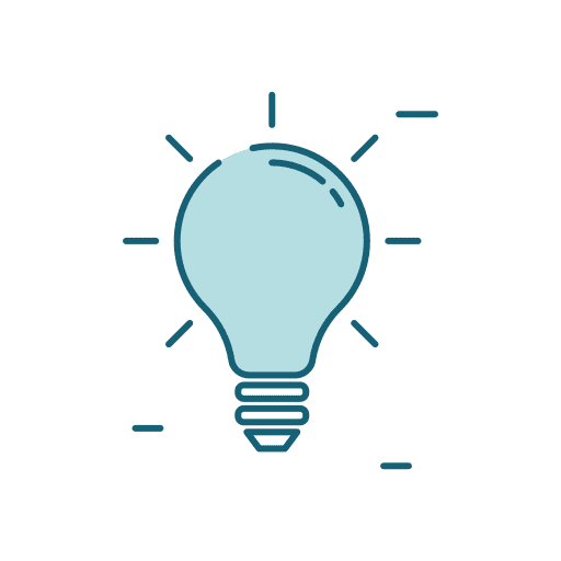 Idea bulb creativity education internet icon