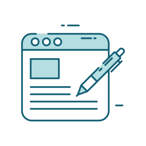 Content management content management pen marketing icon Content management content management pen marketing icon