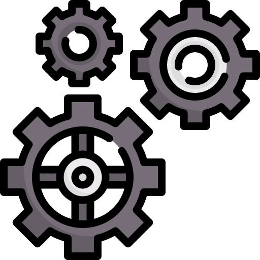 Gear ui settings cogwheel icon