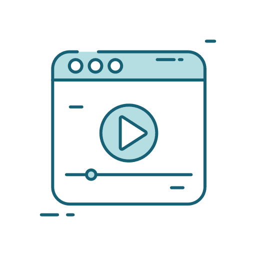 Video player seo multimedia play button icon Video player seo multimedia play button icon