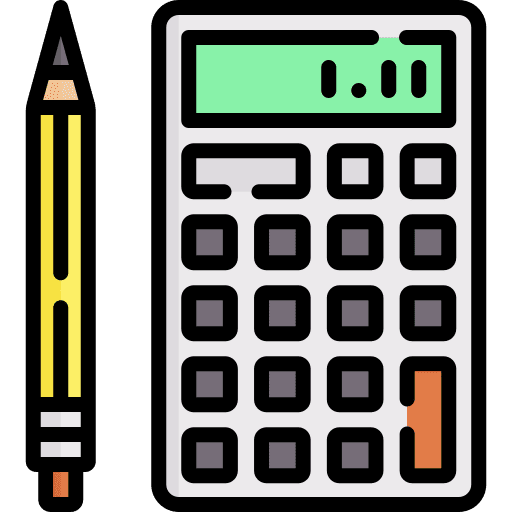 Calculator technology education calculating icon Calculator technology education calculating icon