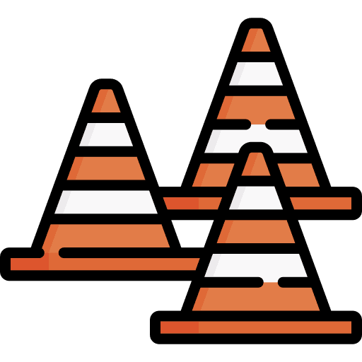 Cone traffic cone urban bollards icon Cone traffic cone urban bollards icon