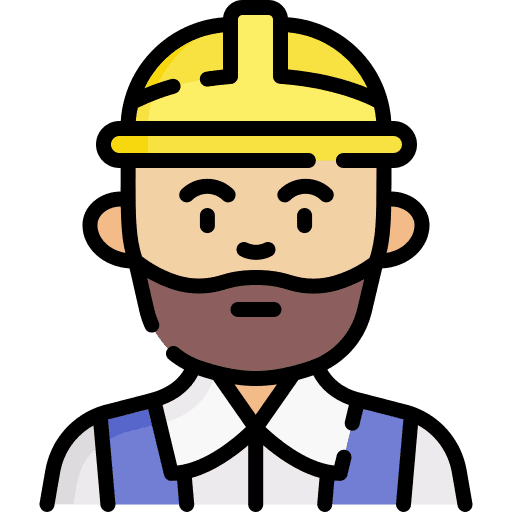 Engineer man industry worker icon Engineer man industry worker icon