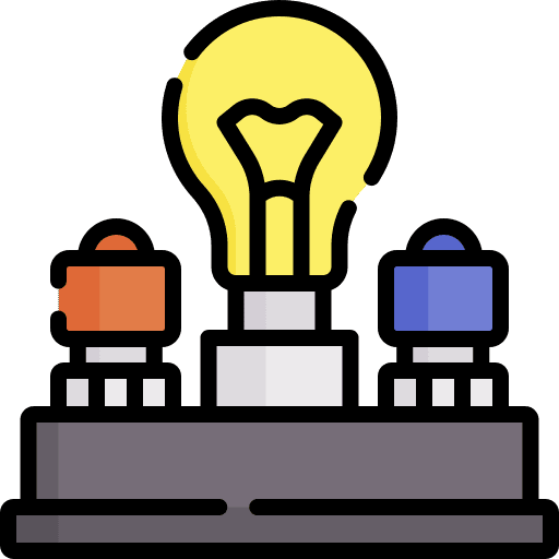 Lamp light bulb circuit electronics icon Lamp light bulb circuit electronics icon